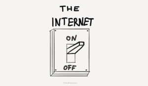 Disconnect from the internet