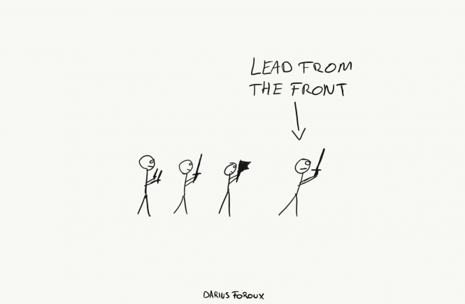 lead from the front