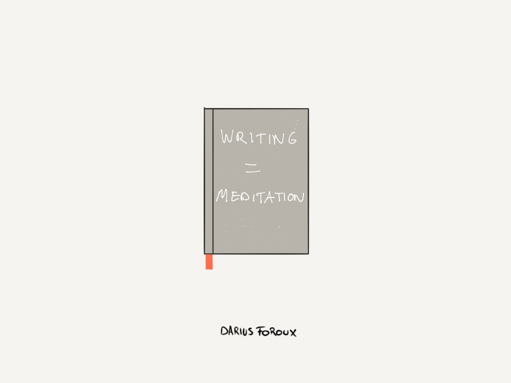 writing is meditation